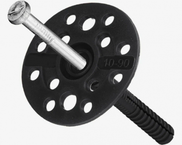 Дюбель для теплоизоляции 10х90 мет. гвоздь черн. (500)