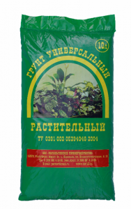 Грунт универсальный Растительный 10л.(5,6кг) с минер.удобрениями/4/216