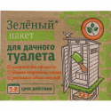 Зеленый пакет для дачного туалета 30гр ДОКТОР РОБИК 112/24