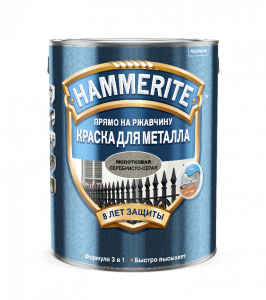 Hammerite краска Молотковая Серебристо-серая 5 л. 5093593