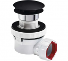 Сифон для раковины Nano QUICK-CLAC  6.7 D 32 мм ЧЕРНЫЙ 30723978