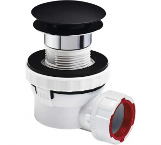 Сифон для раковины Nano QUICK-CLAC  6.7 D 32 мм ЧЕРНЫЙ 30723978