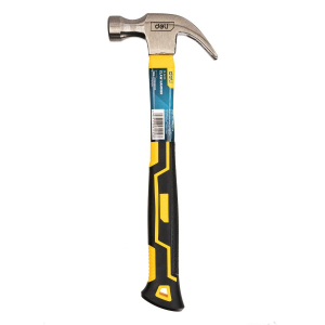 Молоток-гвоздодер 250 гр. фибергласовая ручка 98436 Deli DL5001