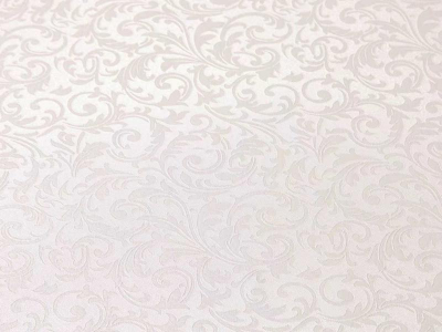 Клеенка Imperio шелкография на ткани белая 0,28мм*1,37м*20м/JG-8361B 