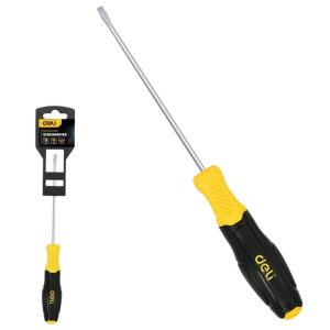 Отвертка шлицевая 8х200мм сталь двухк.рукоятка 183559 Deli DL6382001N