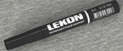 Маркер перм.Lekon Logistik черный 3мм   012183/10