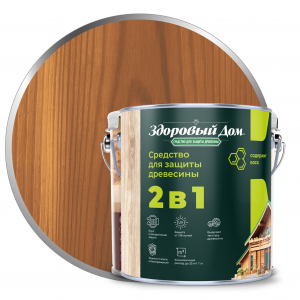 ЛАКРА Здоровый Дом 2в1 Орех  2,7л д/защ.средство  /4