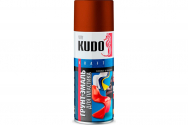 KUDO Грунт-эмаль для пластика коричневая (RAL 8017). аэрозоль ,520 ml. /12  KU-6011 Z