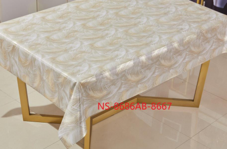 Клеенка Imperio Charm на ткани гладкая с легким тиснен 0,35мм*1,37м*20м/NS-8686AB