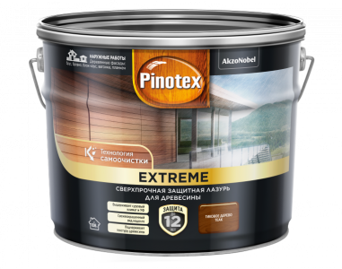 Pinotex EXTREME Тик 9л ЛАЗУРЬ 5351732 РАСПРОДАЖА