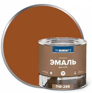 ПРОРЕМОНТ  эмаль ПФ-266 Желто-коричневая 1,9 кг./6 ТУ