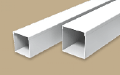 Кабель-канал ПВХ  12*12 2м ст/40 Идеал КК12х12 001 БЕЛ выведен