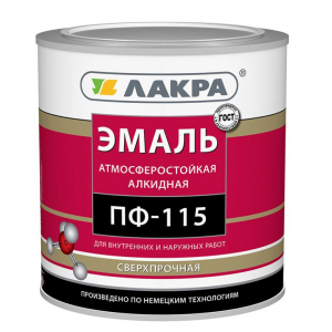 ЛАКРА эмаль ПФ-115 Голубой 2,8 кг. /6