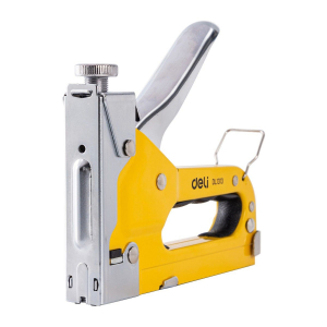 Пистолет скобозабивной 3 в 1  D/U/T-типов стальная конструкция 98416 Deli DL1313