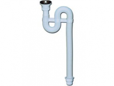 Сифон гофрированный "VIR" 1,5м с нерж.чашкой д.70мм (д.40/50)	 30980316/12