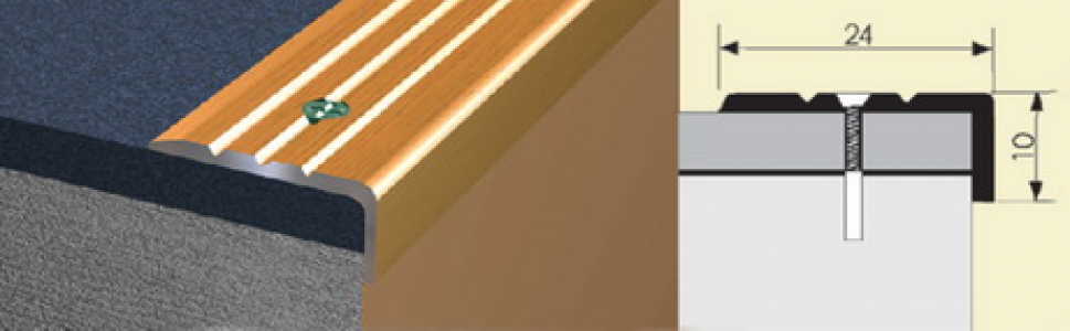 Угол 24*10мм  1,8 дуб натуральный РП 10