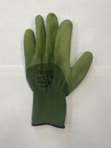 Перчатки №33Х нейлоновые с вспен.латекс.покрытием (полн.облив зел.) /600