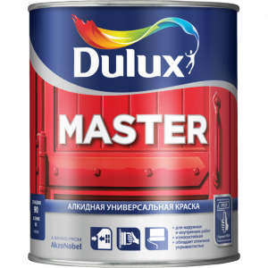 Dulux MASTER 30 BC  0,9 л.краска алк.полуматовая б/цв. 5181596 выведены