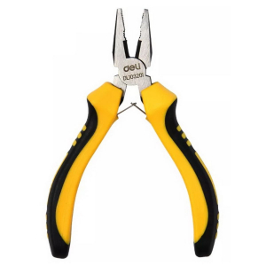 Мини-плоскогубцы 115мм, двухкомпонентная рукоятка 147009 Deli DL103201