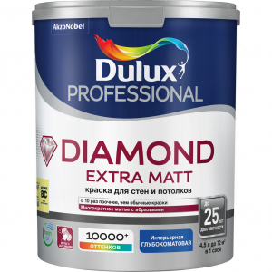 Dulux PROF DIAMOND EXTRA MATT BC 4,5 л.краска глубокоматовая 5273959 / 5717340