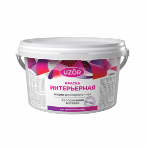 Узор Краска  интерьерная   1.3кг /9 