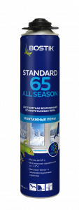 Бостик Standart PRO 65 пена монт.всесез.800 мл. All Season/12/840 20020006