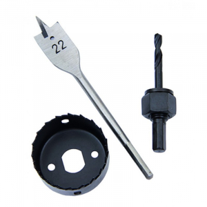 Набор для установки врезн. замков, 22мм 54мм/10(перовое сверло, кольц. пила)2602005 КМ*