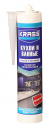 КРАСС герметик для Кухни и ванны силиконовый Белый 300 ml./12