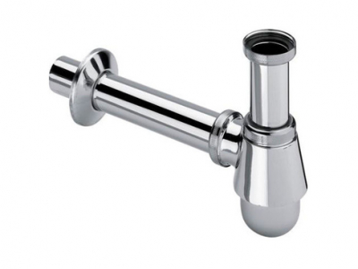 Сифон CLASSIC 1' 1/4*32 мм, отвод с розеткой, регулируемый, латунь хром.	SL211B