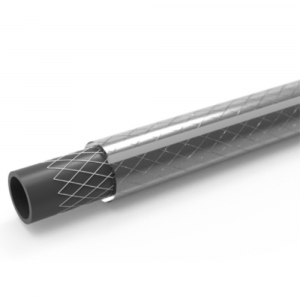 Шланг прозрачный армир 1" ЧЕРНЫЙ д.20мм/т.с 2,8мм(бухта 25) акция 