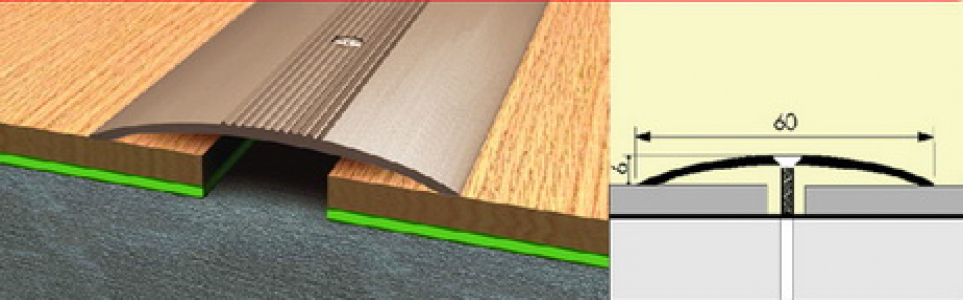 Стык широкий 60мм 1,8 бук /10 