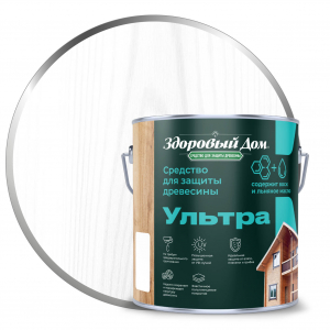 ЛАКРА Здоровый Дом Ультра Белый д/защ.средство   2,7л /4