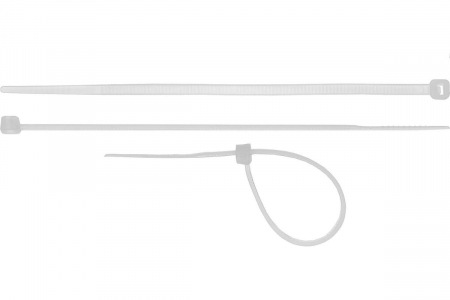 Хомут-стяжки пл. 3,6*150 (4*150)  (100 шт. в уп.) бел. АБК/11052011