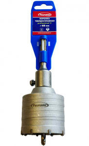 Буровая коронка твердосплавная 68 мм в сборе SDS-plus PROFESSIONAL+ TSUNAMI