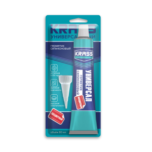 КРАСС герметик Универсальный силиконовый Бесцветный  80ml./24/1440