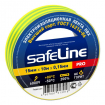 Изолента ПВХ 15мм х10м желто-зеленый 10/250 Safelina