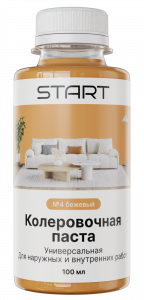 СТАРТ кол. паста унив. №04 бежевый 100 мл./6 (36)