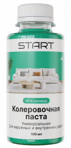 СТАРТ кол. паста унив. №14 изумруд 100 мл./6 (36)