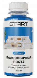 СТАРТ кол. паста унив. №18 синий 100 мл./6 (36)