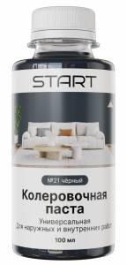 СТАРТ кол. паста унив. №21 черный 100 мл./6 (36)