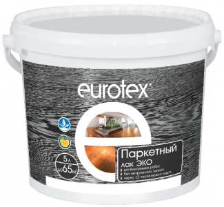 Евротекс-ЭКО лак паркетный акриловый глянцевый 5л. 