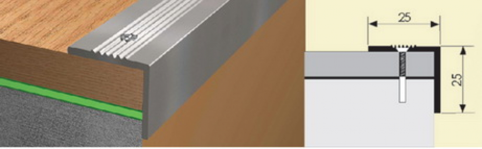 Угол 25*25мм 1,8 золото РП/10