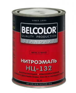 Белколор эмаль НЦ-132 желтая 0,7 кг./14