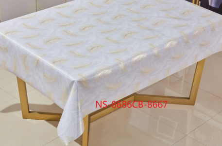 Клеенка Imperio Charm на ткани гладкая с легким тиснен 0,35мм*1,37м*20м/NS-8686CB 