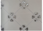 Гибкое стекло с рисунком толщ.0,6мм*0,6м*20м  CP014-1 SILVER/4408-1 (0,6) 