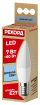 Лампа светодиодная LED В37 7W E27 4000K РЕКОРД кратно 5 /5/100