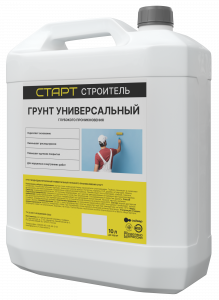 СТАРТ "Строитель" грунт для нар, и внутр. работ  3 л./6/288