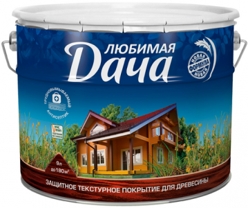 ЛЮБИМАЯ ДАЧА текстурное покрытие белый 9 л. /11/55