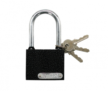 Замок навесной влагонепроницаемый с длин.дуж. 63мм чугун, автомат.запирание 22-01-463 ON