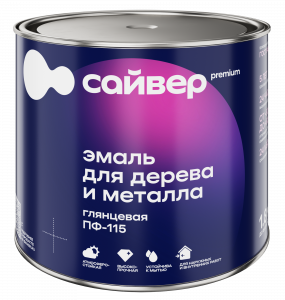 Сайвер эмаль ПФ-115 графит RAL7024 1,8 кг. /6
